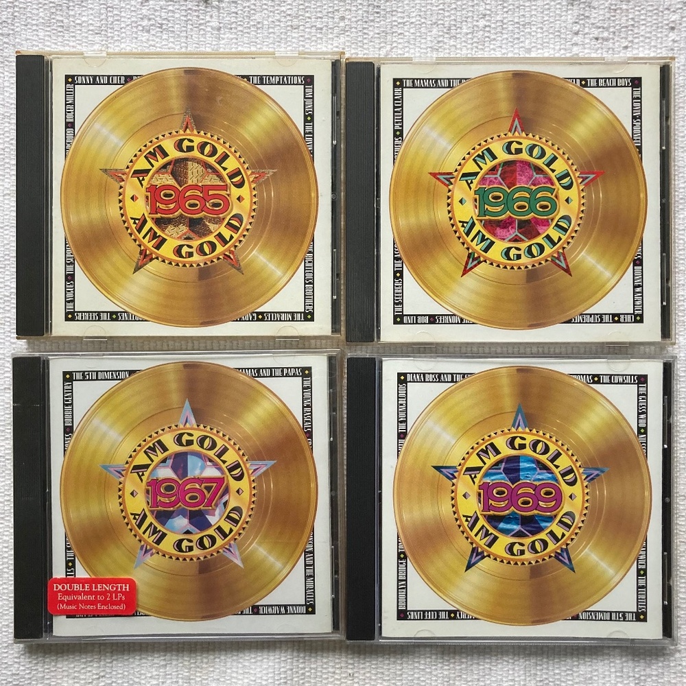 4 Double Length Time Life AM GOLD CD Set